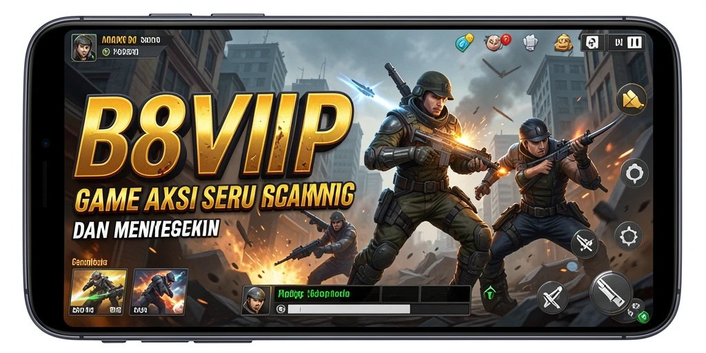Tangkapan layar B8VIP menunjukkan momen aksi mendebarkan dalam permainan.