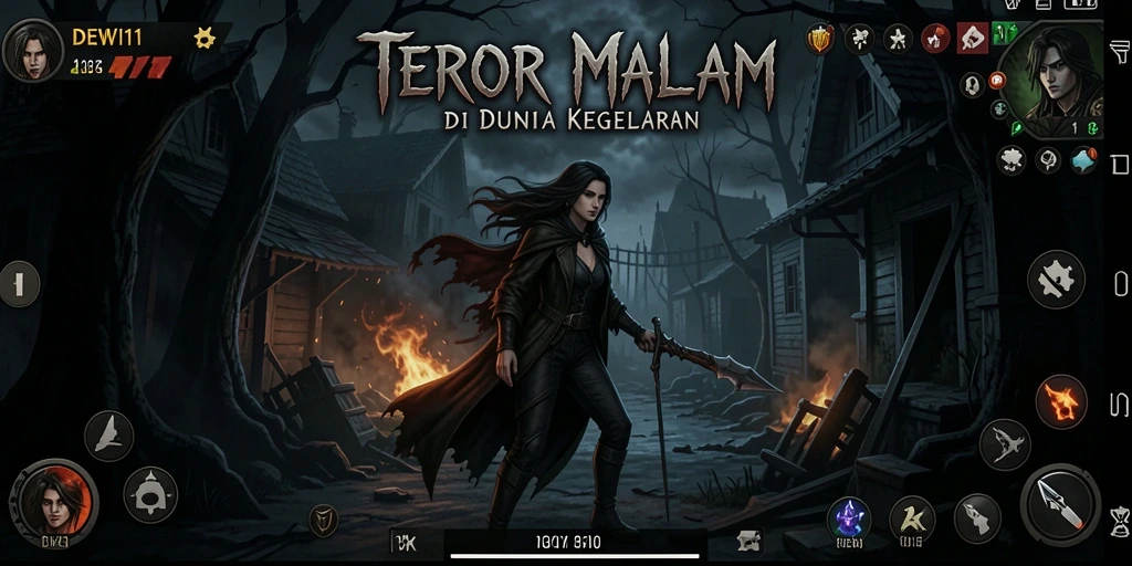 Gameplay mencekam di dunia kegelapan DEWI11.