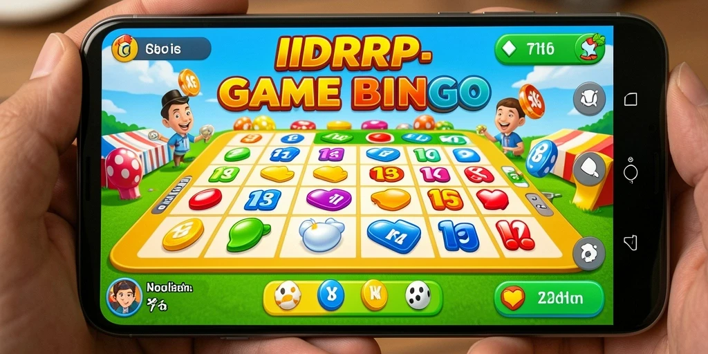 Screenshot gameplay IDRRP menampilkan suasana permainan Bingo yang dinamis.