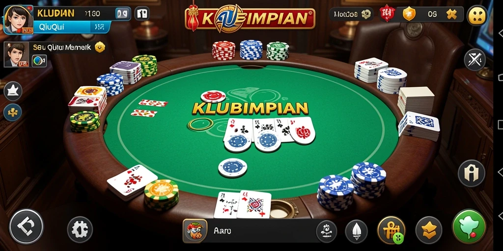 Screenshot gameplay QiuQiu yang seru di KLUBIMPIAN.