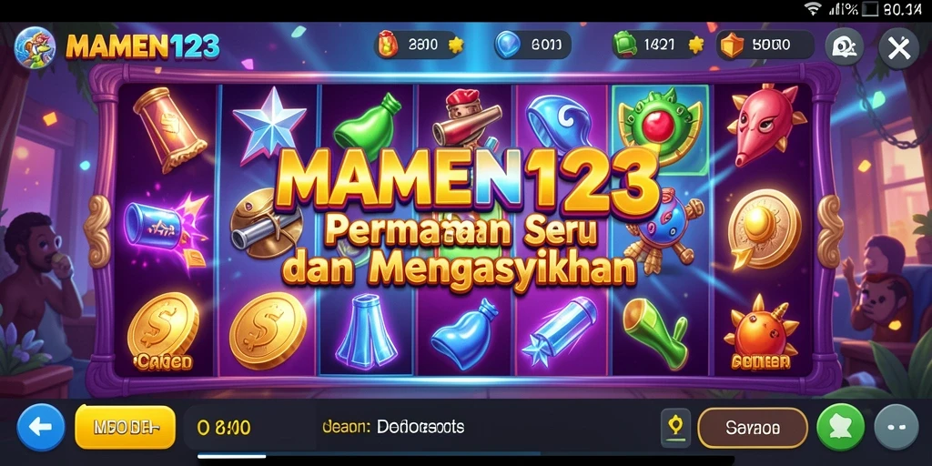 Screenshot gameplay MAMEN123 yang menunjukkan keseruan permainan Slot.