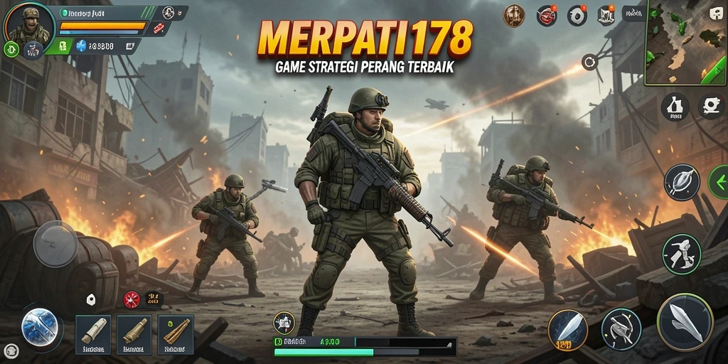 Screenshot gameplay <strong>MERPATI178</strong> menampilkan strategi perang yang mendebarkan.