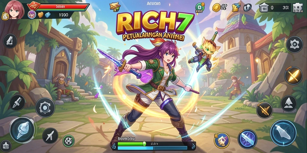 Tampilan gameplay RICH7 yang menarik dengan aksi seru.