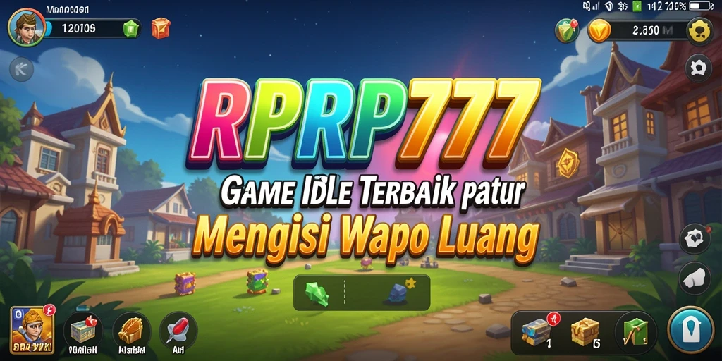 Tampilan screenshot RPRP777 menampilkan gameplay Idle yang menarik.