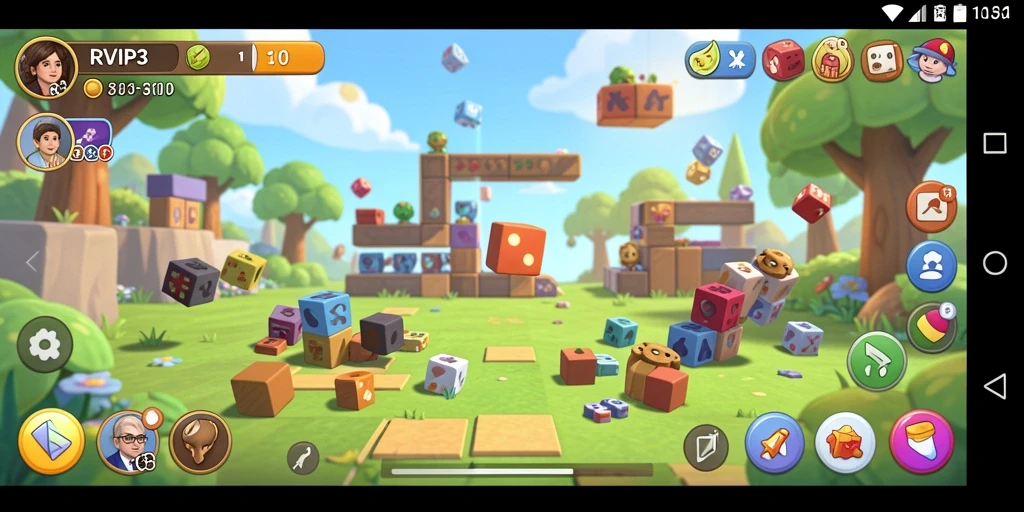 Tampilan gameplay RVIP3 dengan berbagai tantangan puzzle menarik.