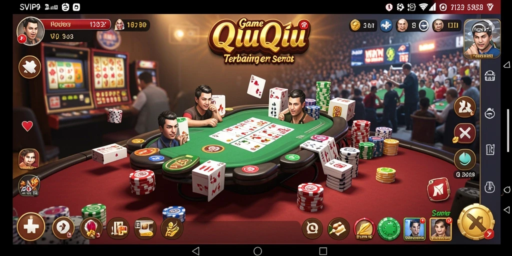 Tangkapan layar SVIP9 menampilkan gameplay QiuQiu yang menarik.
