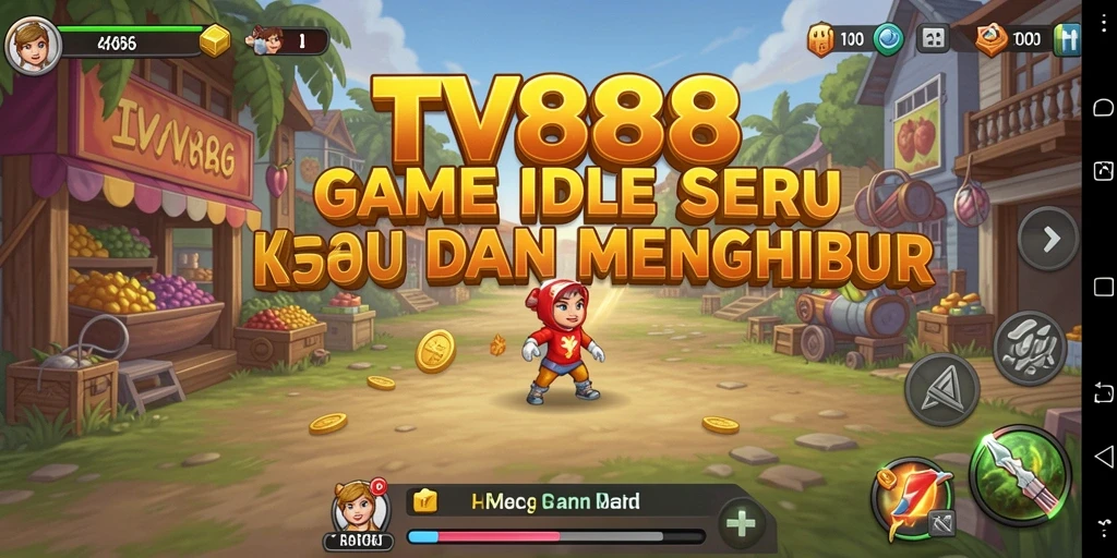 Gameplay seru TV888 dengan karakter yang menggemaskan.